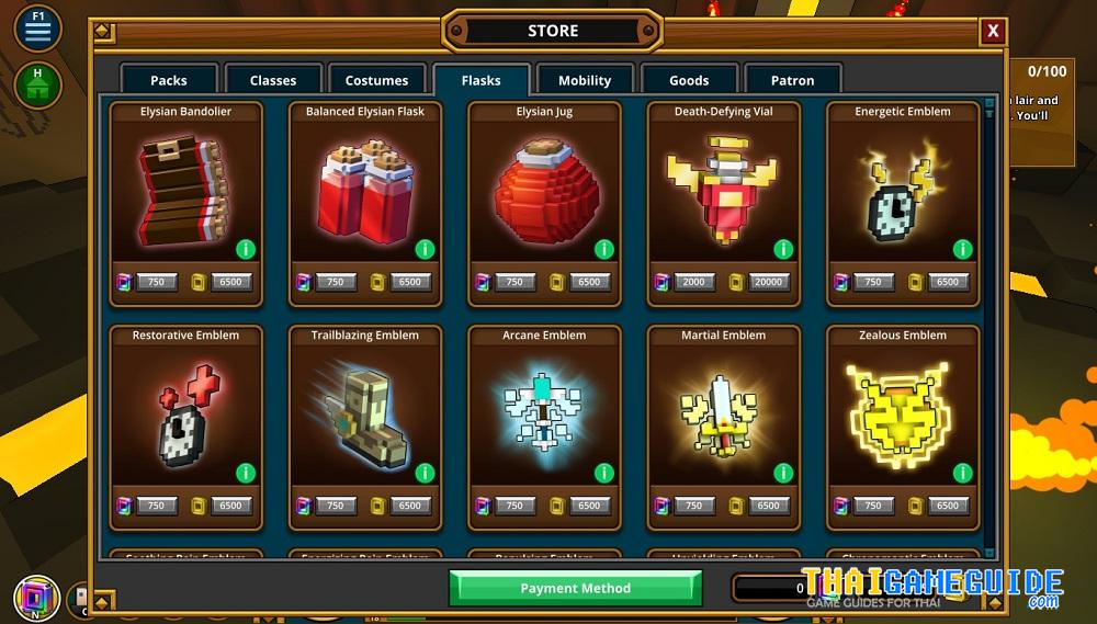 how to use emblems in trove