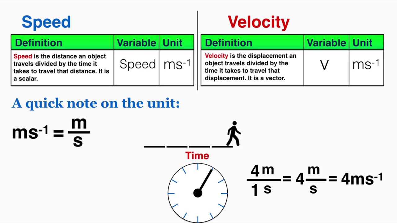 unlike velocity, speed is scalar, which means it is described by only.