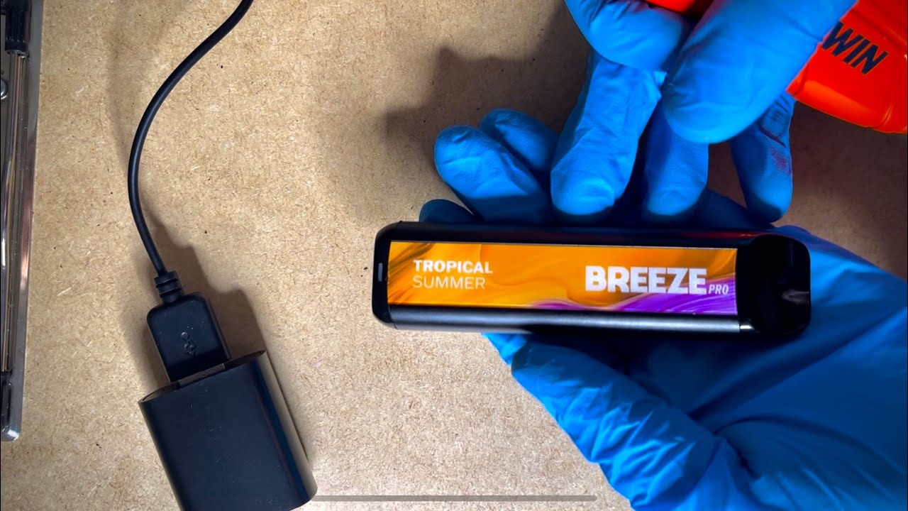 how to charge a breeze pro