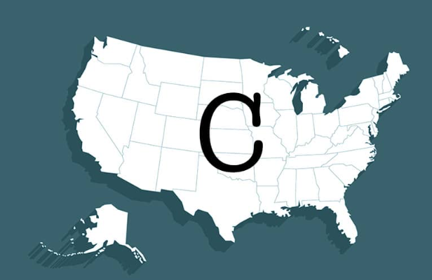 states that start with c