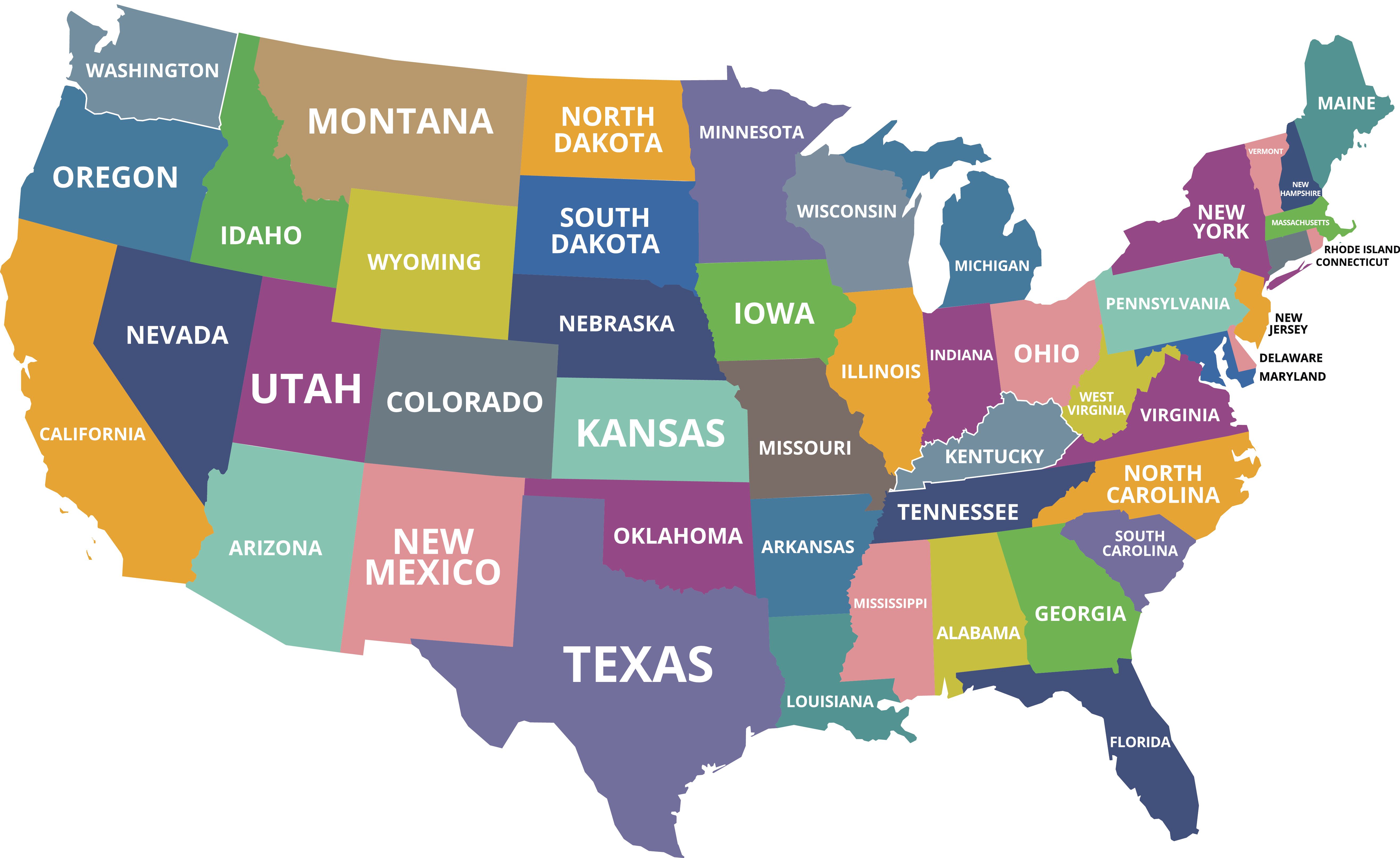 which u.s. state has the longest width east to west ?