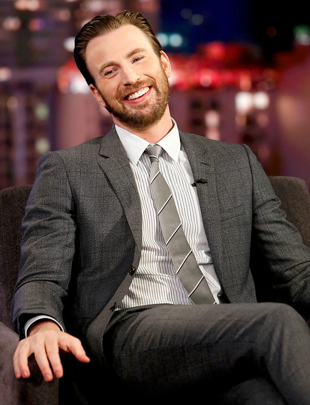chris evans middle name