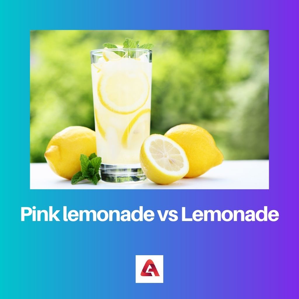 difference between pink lemonade and lemonade