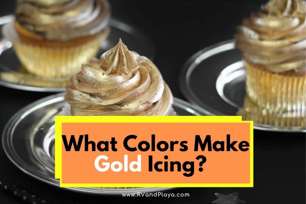 how to make gold icing