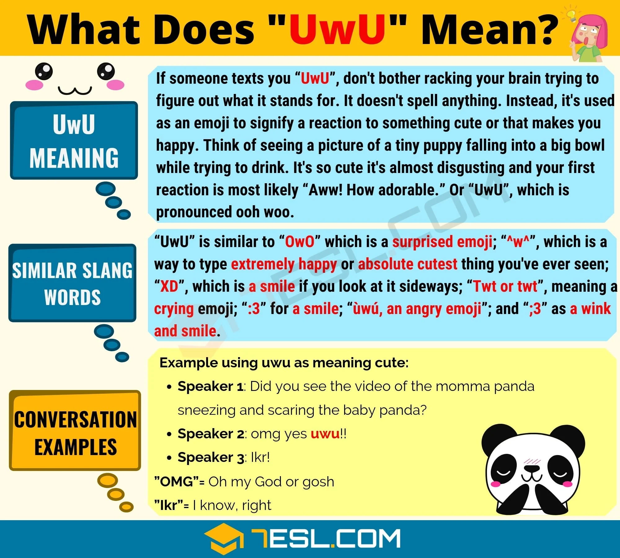 what does uwu mean from a girl