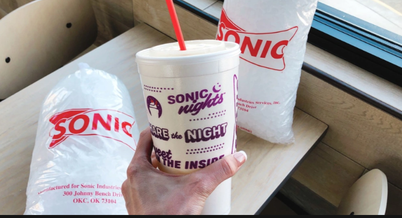 can you order ice on the sonic app