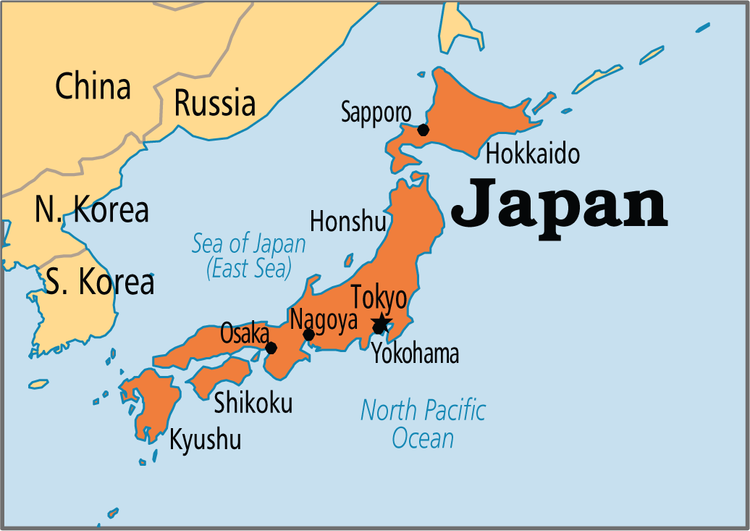 is japan in the northern hemisphere
