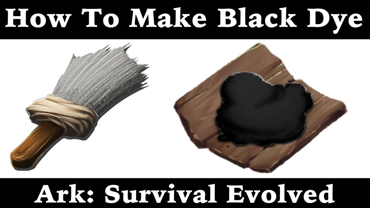 how to make black paint in ark