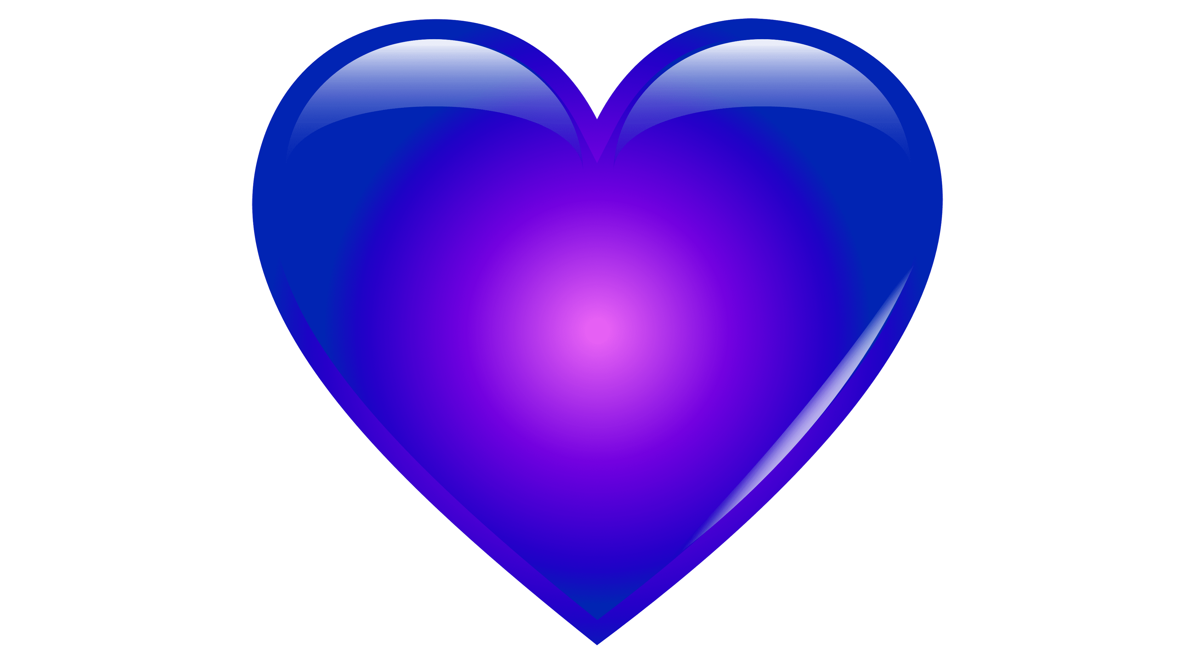 blue heart meaning from girl