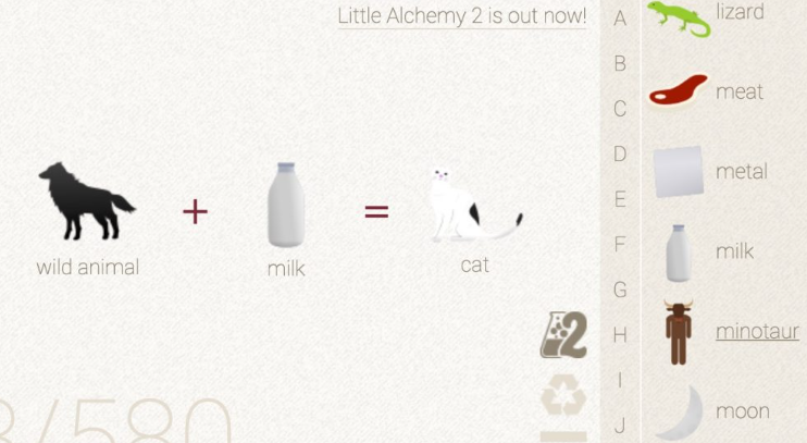 how to make animalin little alchemy