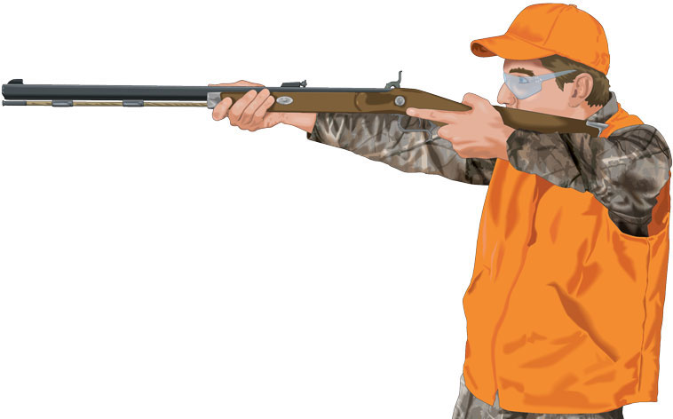 which of the following describes safe handling of a muzzleloaded