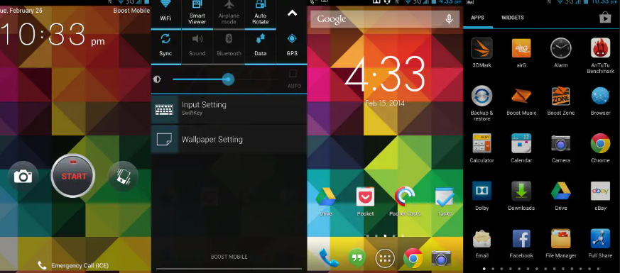how to screenshot on boost max