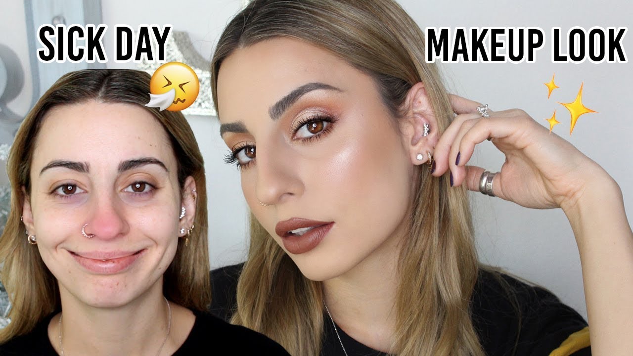 how to look sick with makeup