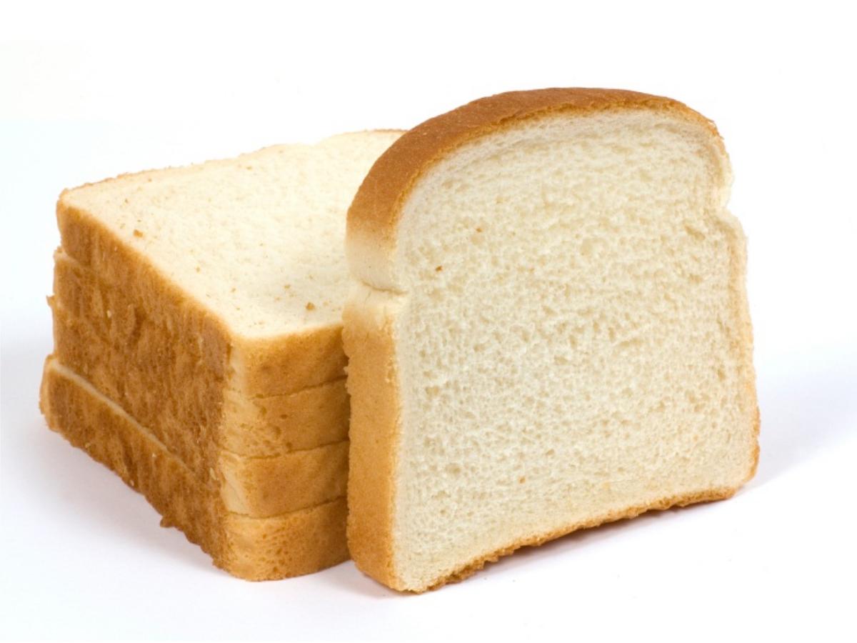 white bread calories 2 slices