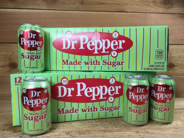 how many teaspoons of sugar in dr pepper