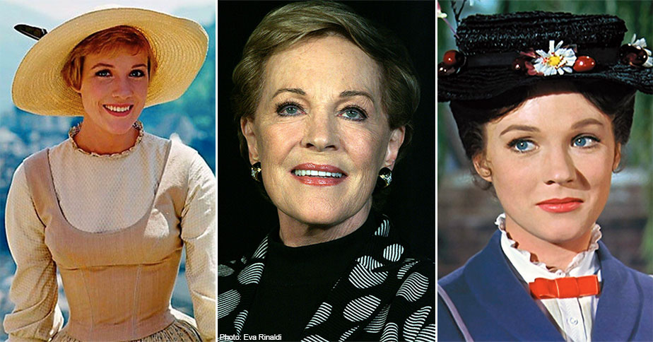 how old was julie andrews in mary poppins