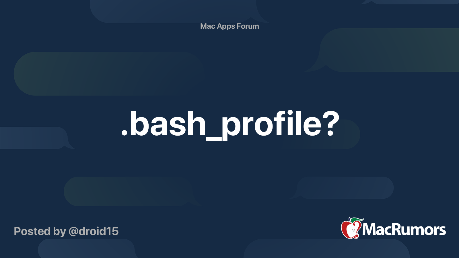 how to open bash_profile in mac