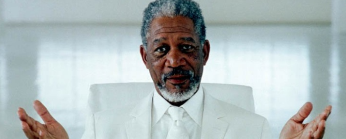 how many times has morgan freeman played god