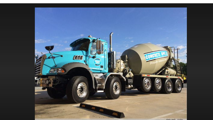 how much concrete does a truck hold