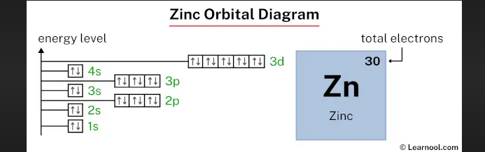 zinc orbital diagram