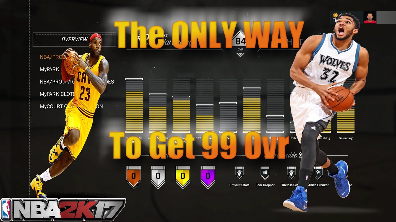 how much vc for 99 overall 2k17
