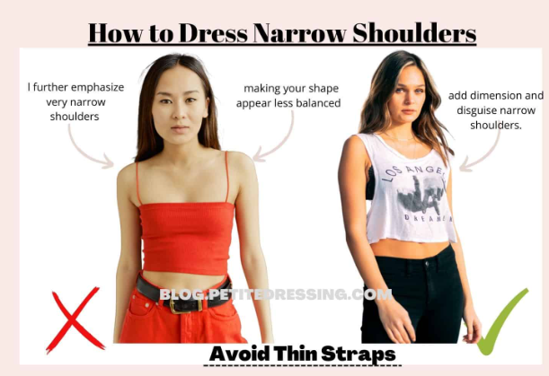 narrow shoulders