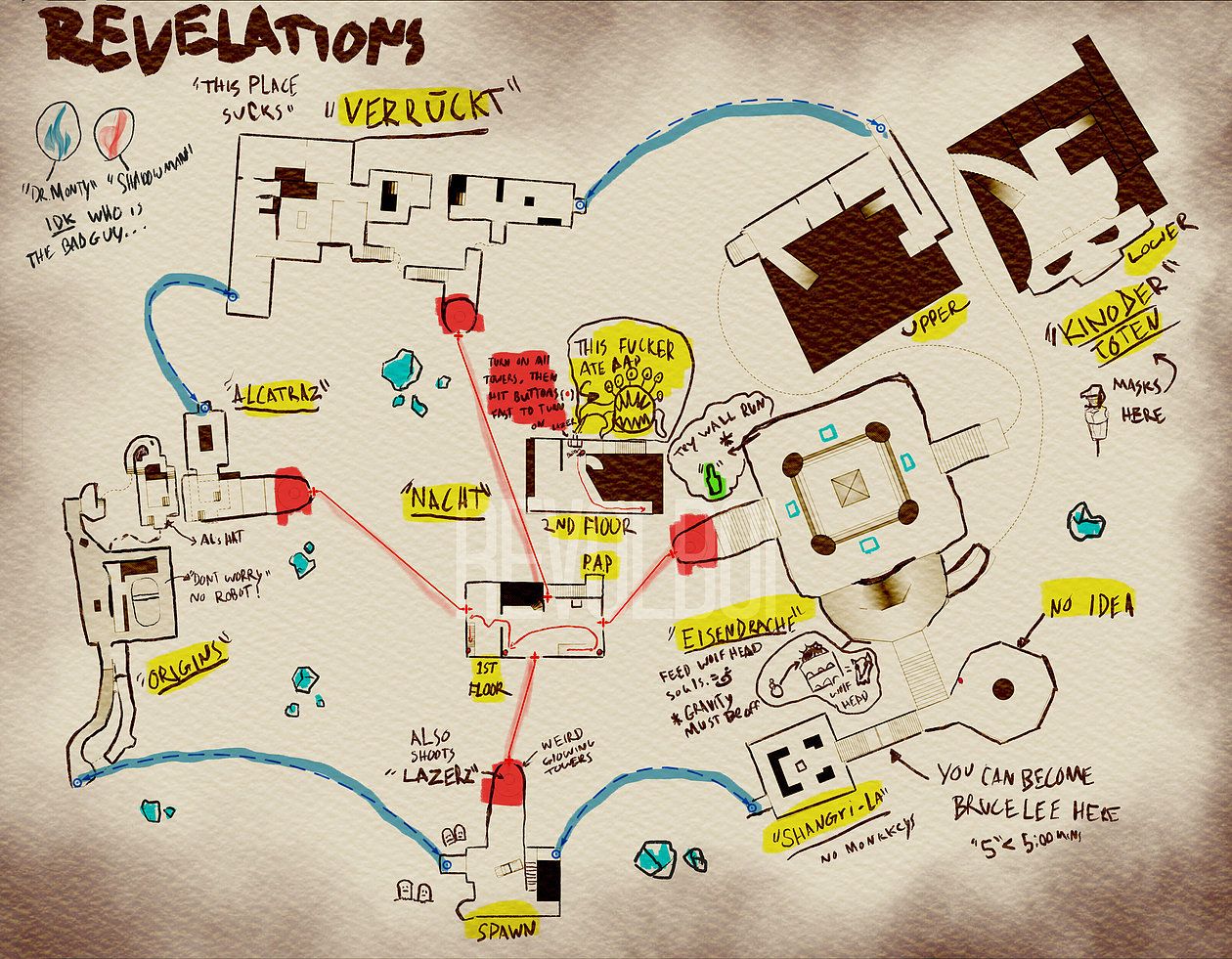 revelations easter egg guide