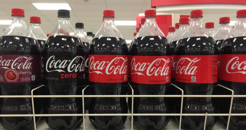 how many ounces in a liter of coke