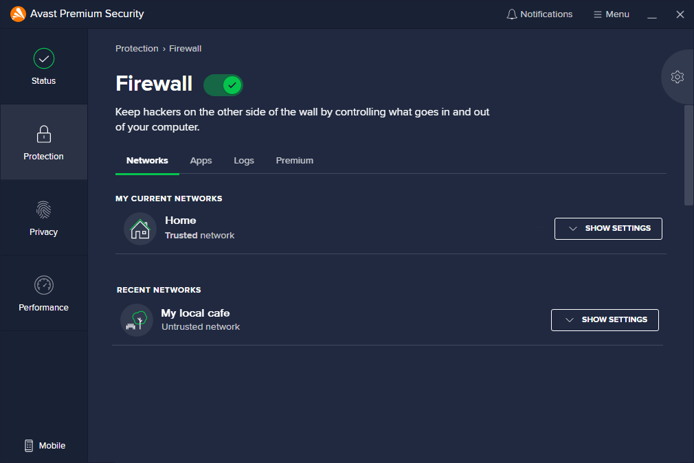 how to add game to avast firewall