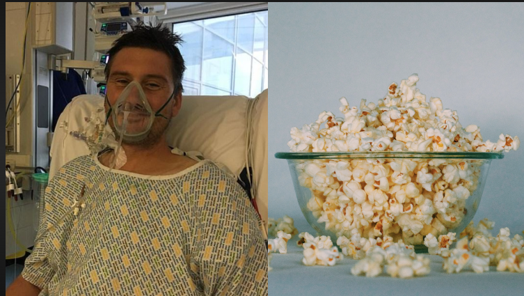 popcorn shell stuck in throat