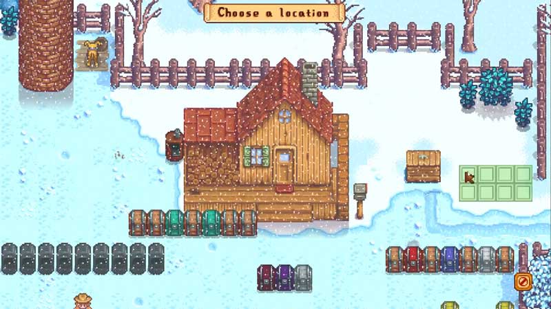 can you move buildings in stardew valley
