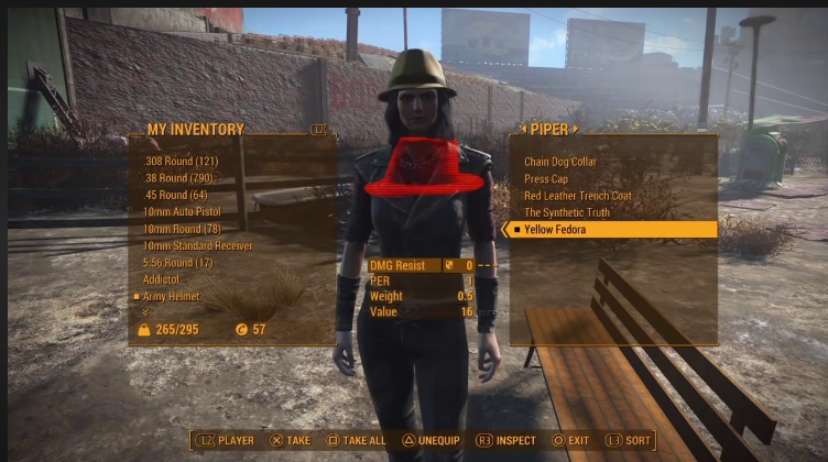 fallout 4 how to remove power armour