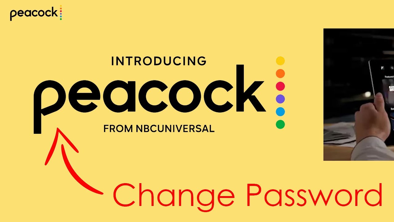 change peacock password