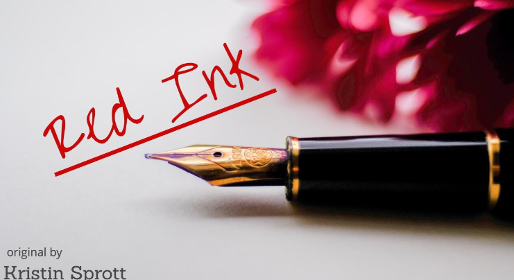 writing in red ink spiritual meaning