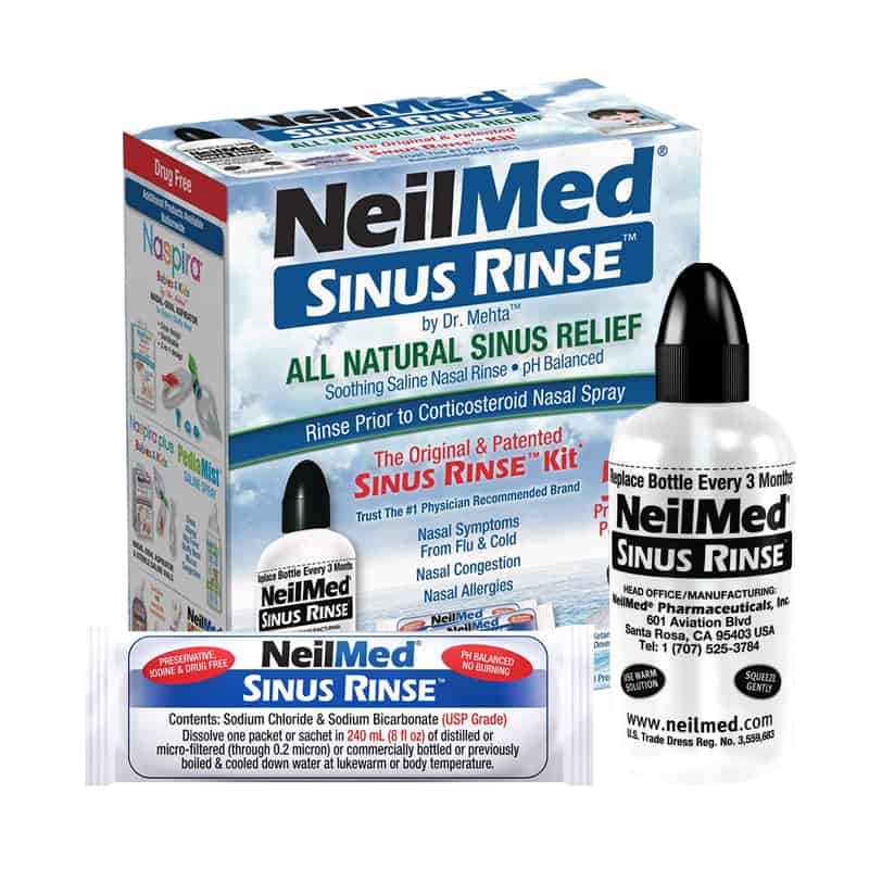 how to clean neilmed sinus rinse bottle