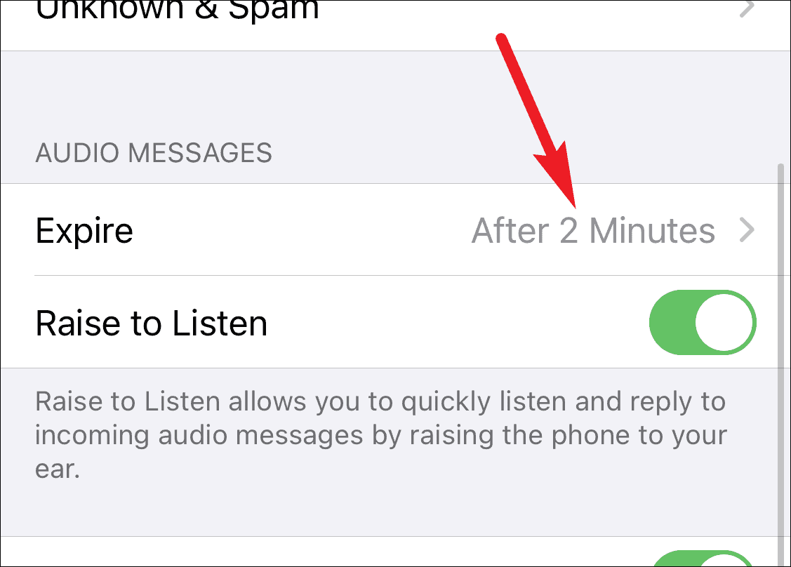 what does kept'' mean on imessage audio