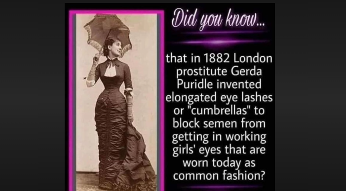 what were fake eyelashes originally called