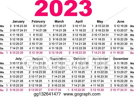 how many mondays are there in 2023
