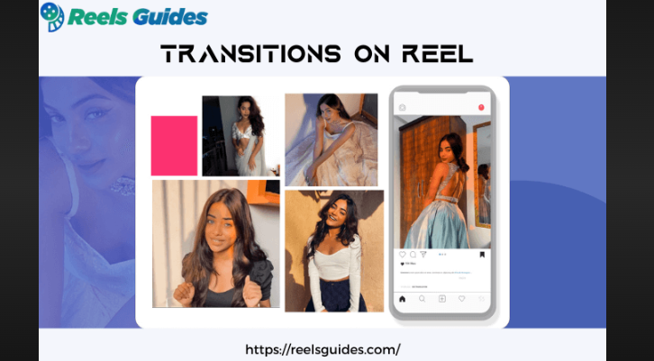 how to add transition in reels