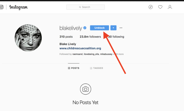 how to unblock yourself on instagram