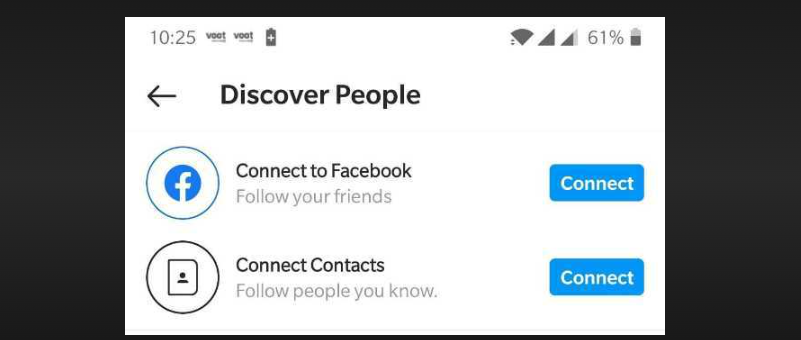how to find someone's facebook from instagram