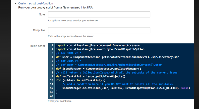 how to delete subtask in jira
